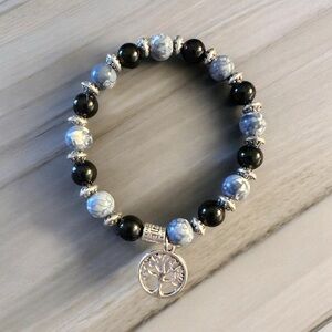 Natural Stone Bead Bracelet